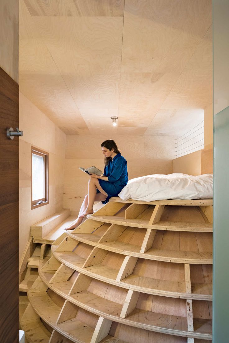 A Forest Guesthouse That Sleeps 5, But Has No Bedrooms