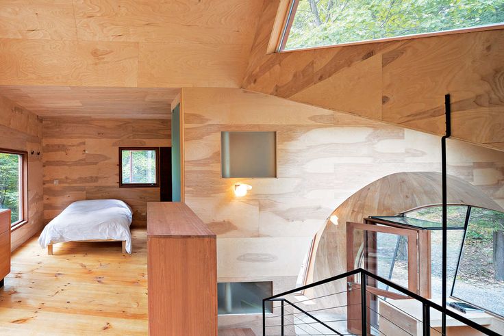A Forest Guesthouse That Sleeps 5, But Has No Bedrooms
