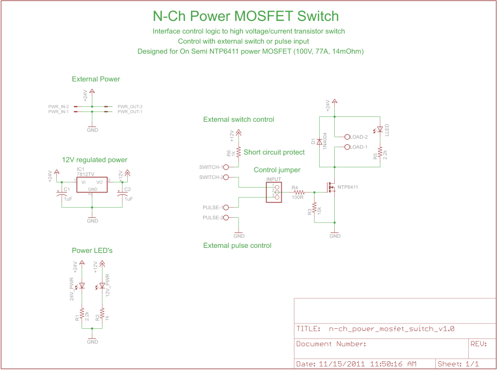 Building an N-Channel MOSFET Switch Circuit for Electronic Applications