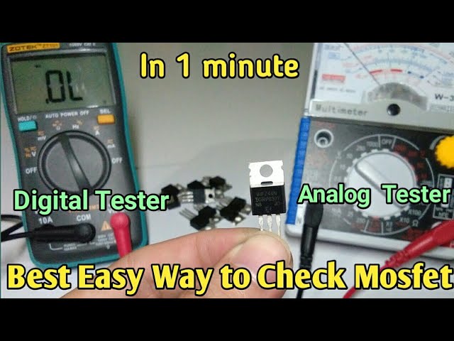 Looking for the best way how to test mosfet with multimeter? Get clear instructions for both digital and analog meters right here.