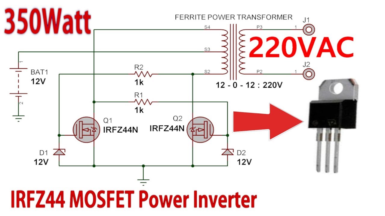 MOSFET as Inverter: How to Build a Simple Circuit?
